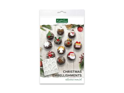 KATY SUE silikonová forma vánoční symboly