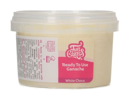 Hotová ganáž, bílá čokoláda Funcakes 260 g