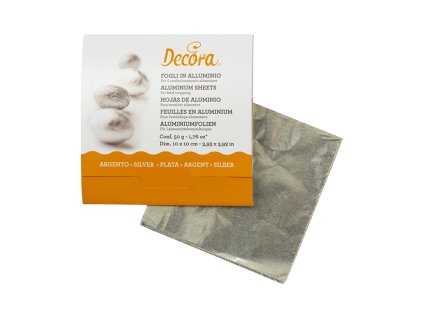 Stříbrné obaly na cukroví/lízátka 50 ks