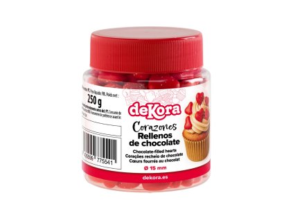 Čokoládové sypání srdíčka 250 g
