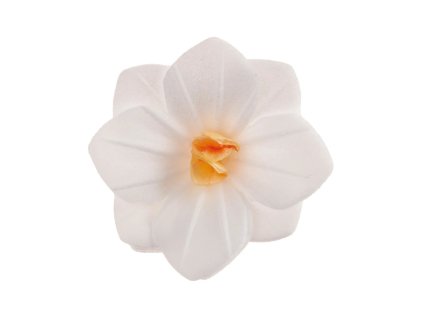 Jedlá dekorace na dort, bílé květy Dekora