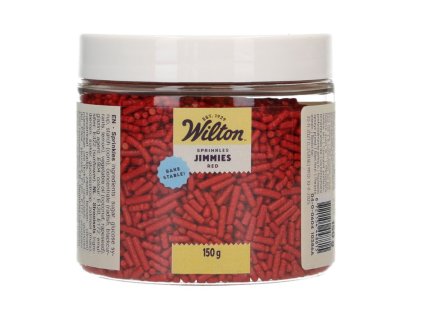 Dekorativní sypání na pečení červené 150 g (2)