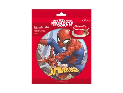 Jedlý papír na dort Spiderman 20 cm (3)