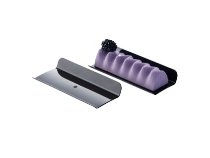 Podložka pod dezerty obdélník černá