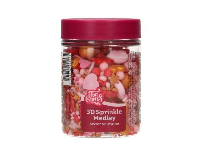 Sprinkley medley 3D Valentýn 70 g FunCakes (2)