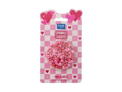 Cukrové sypání, růžová srdíčka 25 g (2)