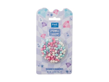 Cukrové sypání, barevné diamanty 25 g (2)
