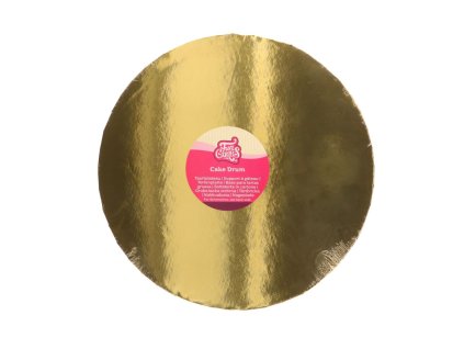 Dortová podložka zlatá O 33 cm, výška 20 mm (2)