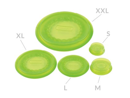 Sada 5 silikonových víček o 25 mm o 160 mm (1)