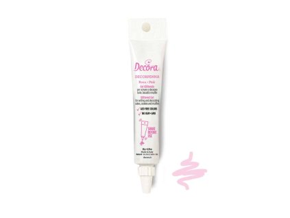 Zdobicí gelová tuba na psaní růžová 20 g