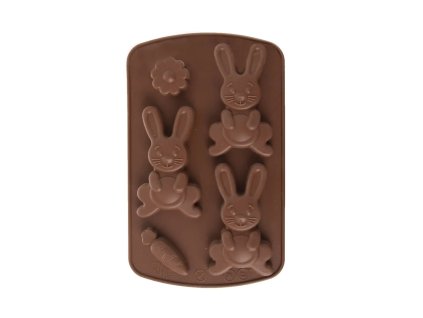 Silikonová forma na pečení zajíčci (2)