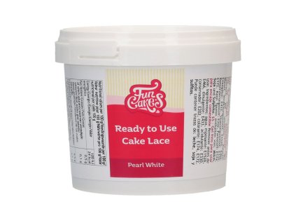 Cukrářská krajka, perleťově bílá 200 g