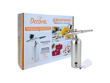 Airbrush set Decora – Stříbrný