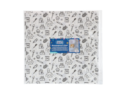 Papír do bento krabiček 25 × 25 cm