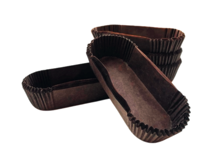 Košíčky Eclair 40 × 105 × 25 mm (1000 ks) hnědé