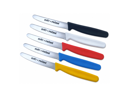 Set snídaňový nůž SP na pečivo 10 cm 5 barev
