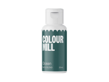 Colour Mill tekutá olejová barva modrozelená (ocean) 20 ml
