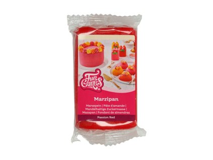 Marcipán Fun Cakes 250 g - Passion Red; T01