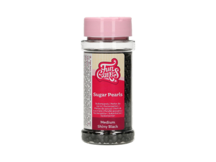 Sugar Pearls perly střední černé 80 g