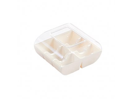 Krabička na makronky (6 ks) - Bílá - 90 ks