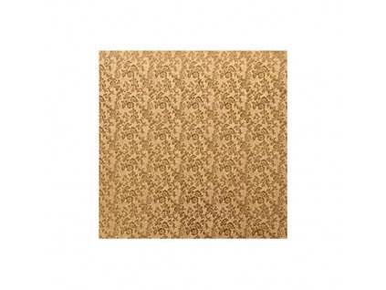 Dortové podložky zlaté (5 ks) - Čtverec 40 cm