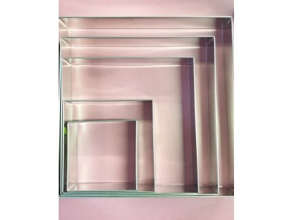 Dortový ráfek – Čtverec 16 × 16 cm