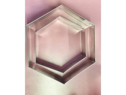 Dortový ráfek – Šestihran, vnitřní průměr 18 cm