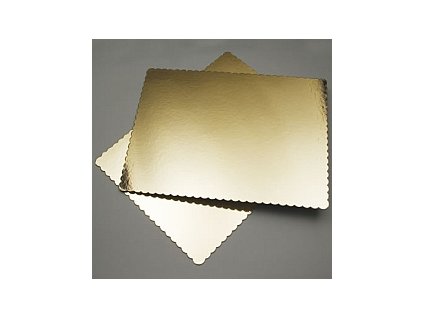 Dortová podložka zlatočerná, obdélník 44 × 54 cm, výška 3 mm