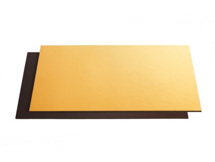 Dortová podložka zlatočerná, obdélník 46 × 66 cm, výška 4 mm