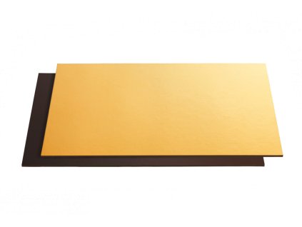 Zlatá podložka pod dort - Obdélník 46 x 66 cm