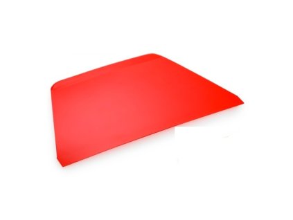 8072 karta velka hranata tvrda 21 6x12 8cm red