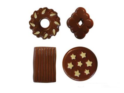 SCG25 BISCUITS SILIKOMART FORMA NA ČOKOLÁDU