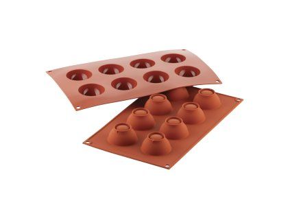 Silikonová forma polokoule (8 ks)