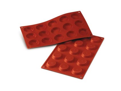Silikonová forma Tartelletes (15 ks - pr. 4,5 cm)
