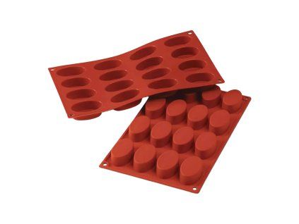 Silikonová forma Small Ovals (16 ks)
