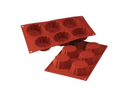 Silikonová forma Briochette (6 ks hl. 3 cm)