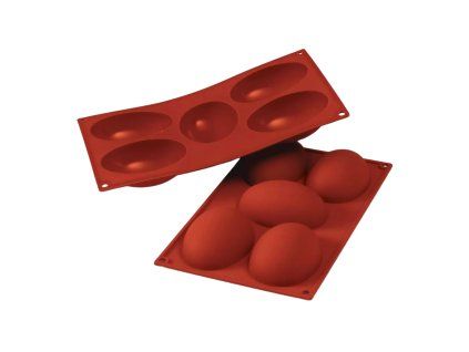 Silikonová forma Půl vejce (5 ks)