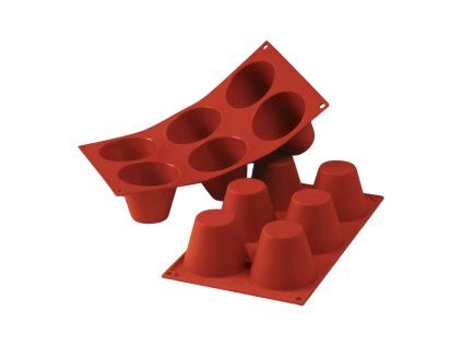 Silikonová forma Big Muffin (6 ks)