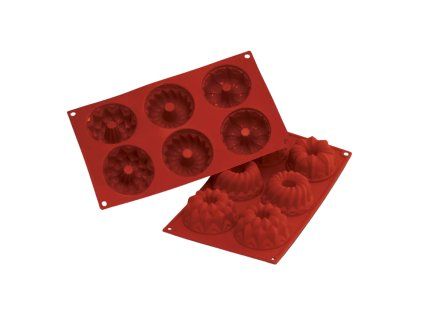 Silikonová forma fantasy bábovičky (6 ks)