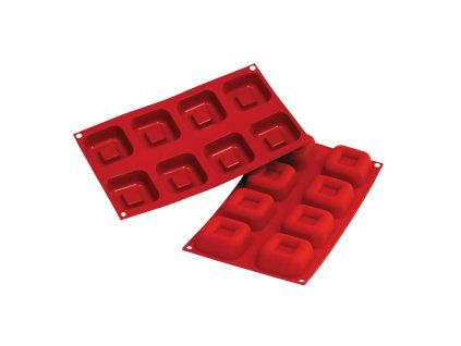 Silikonová forma Big Square Savarin (8 ks)