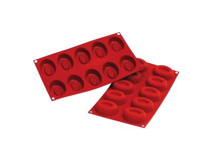 Silikonová forma Medium Oval Savarin (10 ks)