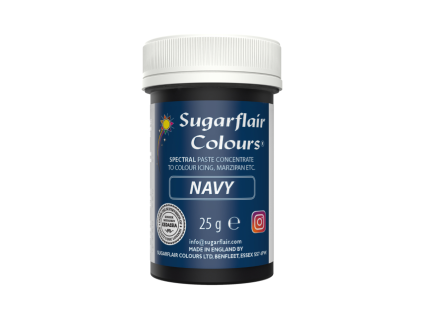 Navy – Gelová barva Sugarflair