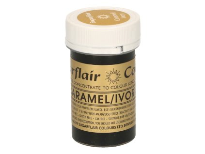 Caramel/Ivory - Gelová barva Sugarflair