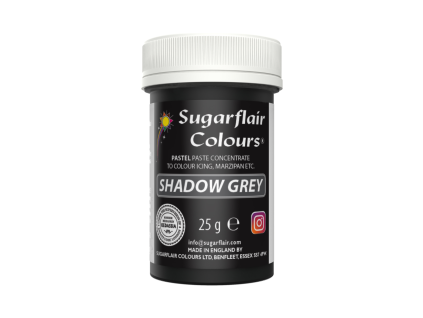 Pastel Shadow Grey – Gelová barva Sugarflair