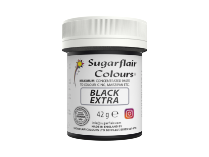 Black Extra 42 g (Gelová barva extra černá)