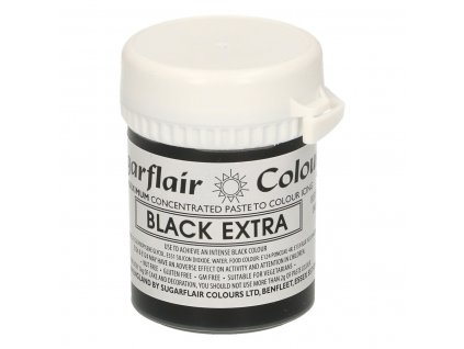 Black Extra 42 g ( Gelová barva extra černá)