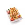 Silikonová forma Waffle (4 ks);02