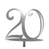 Zápich - číslo 20 stříbrný; T01