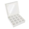 Krabice na pralinky 15 × 15 × 3,5 cm, 5 ks; 02