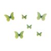 Jedlý papír Motýl žlutozelený 6 ks 2 g